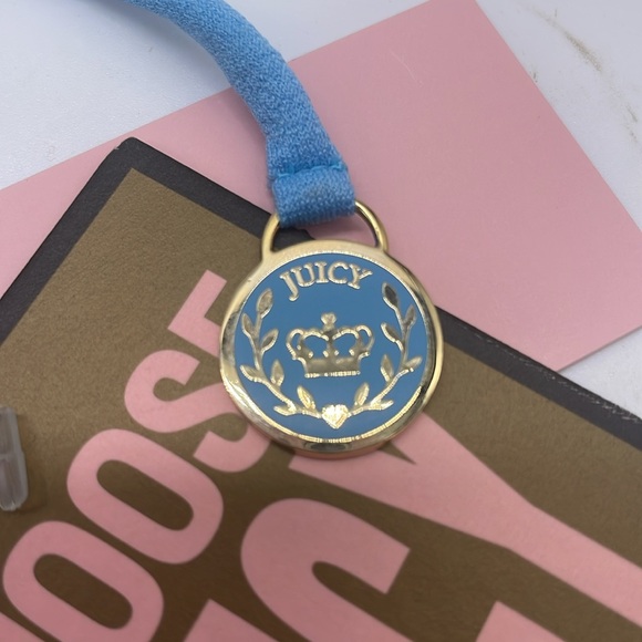 🦋🐬💙NWT RARE Vintage Y2K Juicy Couture Bikini in Washed Blue - Picture 5 of 11